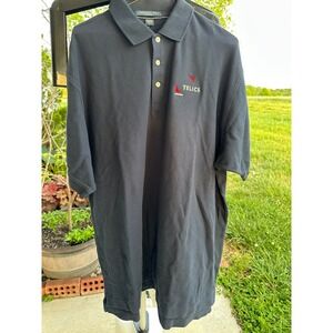 Chestnut Hill Performance Men's size 3XL Black Cotton Polo Shirt Telics Logo NWT
